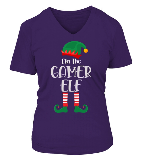 Im The Gamer Elf Matching Christmas Women's V-Neck T-shirt
