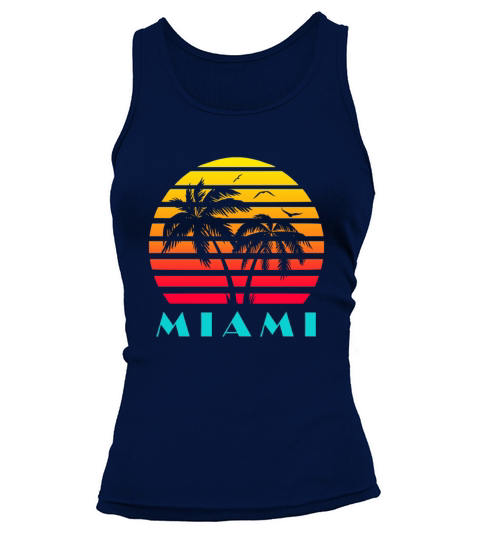 Miami Tropical Sunset Tank top Woman