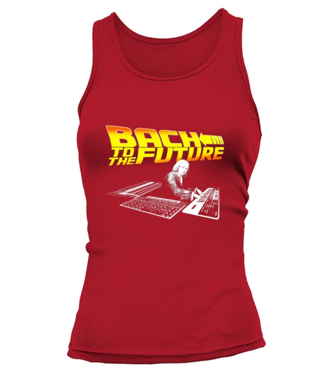 BACH TO THE FUTURE - classical music - retro - funny T-shirt Tank top Woman