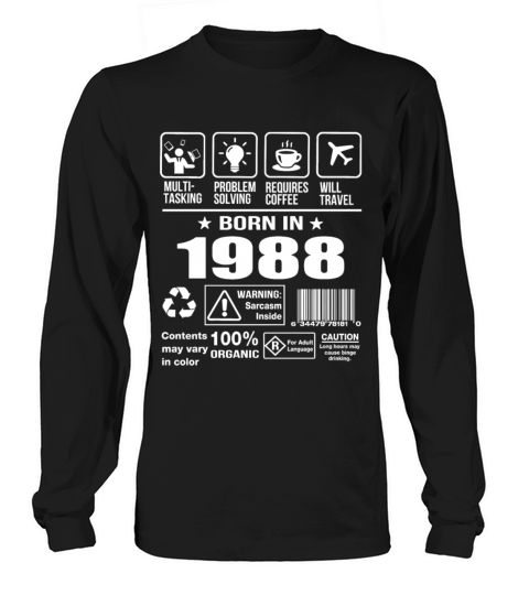 Born In 1988 Women's Long Sleeve