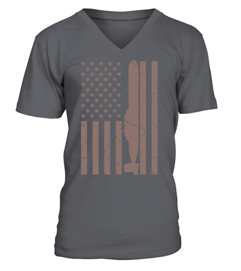 Veterans Day USA Marine Military Gift For Veteran Men's V-Neck T-shirt