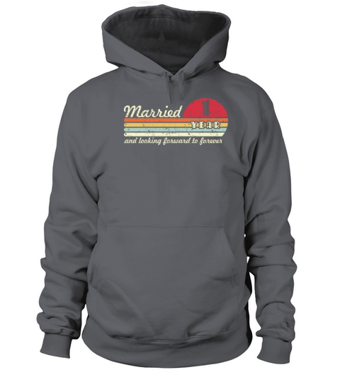 First Wedding Anniversary Gifts for Couples Marrie Women's Hoodie
