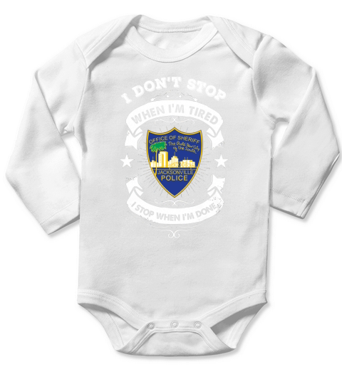Jacksonville Sheriffs Office Long Sleeve Baby One-Piece