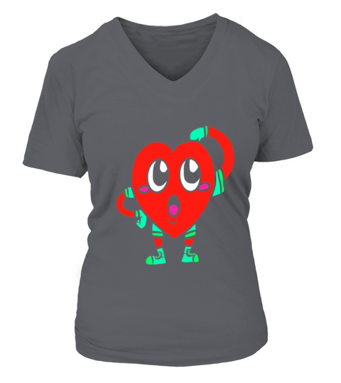 VALENTINES Women's V-Neck T-shirt