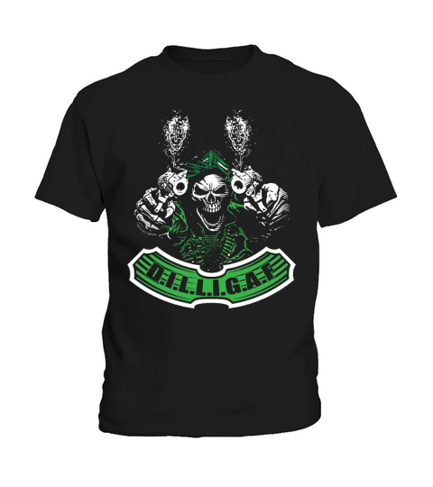 Biker DILLIGAF Kids T-Shirt