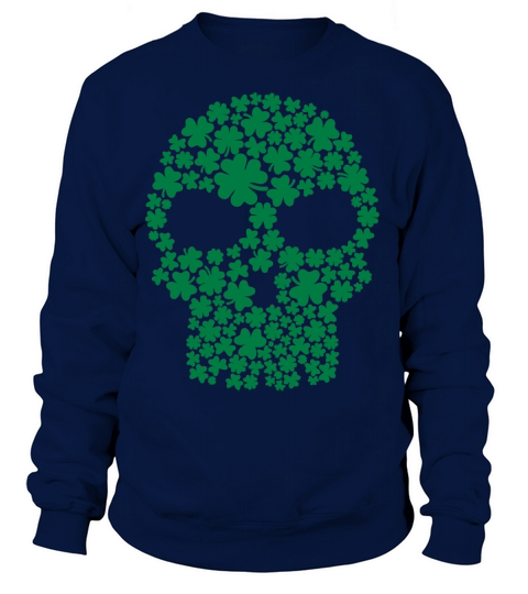 Shamrock skull Women's Sweatshirt
