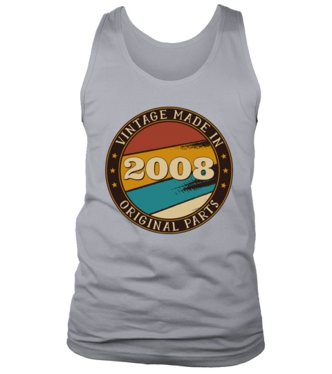 13th Birthday Vintage 13 Years Old Made In 2008 Gi Men's Tank Top