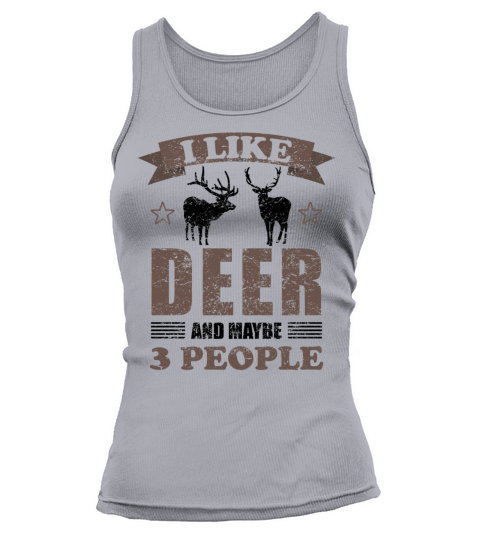 Deer Forest Animal Lovers Quote Gift Tank top Woman