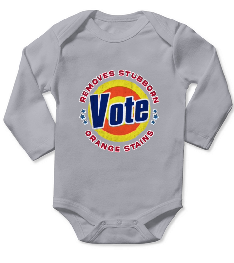 Vote Removes Stubborn Orange Stains Long Sleeve Baby One-Piece