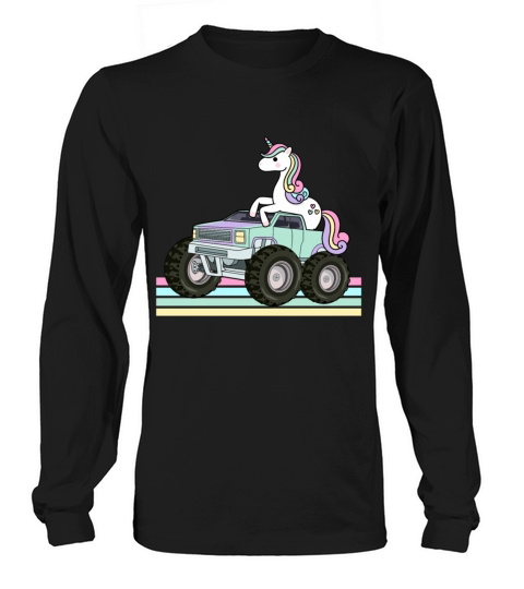 Retro Vintage Monster Truck Women's Long Sleeve