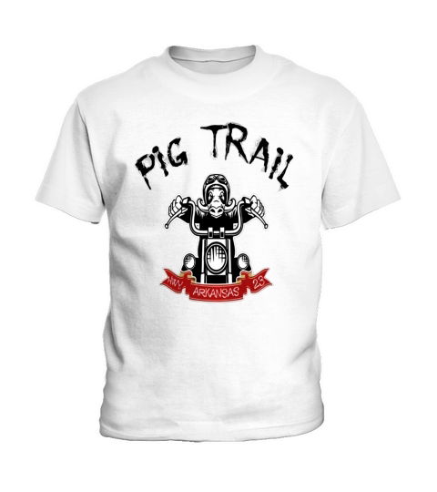 Arkansas Pig Trail - Baseball T-Shirt Kids T-Shirt