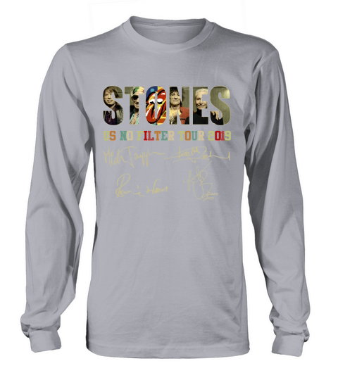 Stones us no filter tour 2019 all signature Long sleeved Unisex