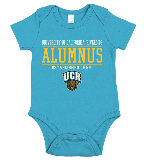 UC Riverside  Alumnus Short Sleeve Baby One-Piece