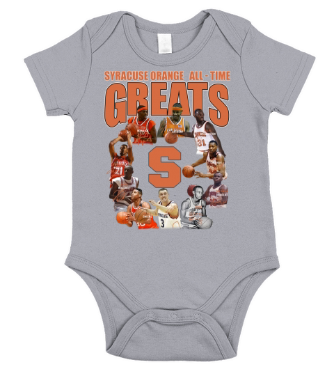 Syracuse Orange all time greats all signature shirt Short Sleeve Baby One-Piece