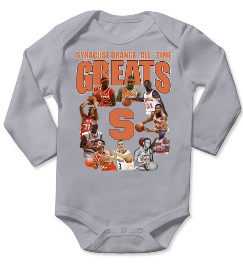 Syracuse Orange all time greats all signature shirt Long Sleeve Baby One-Piece