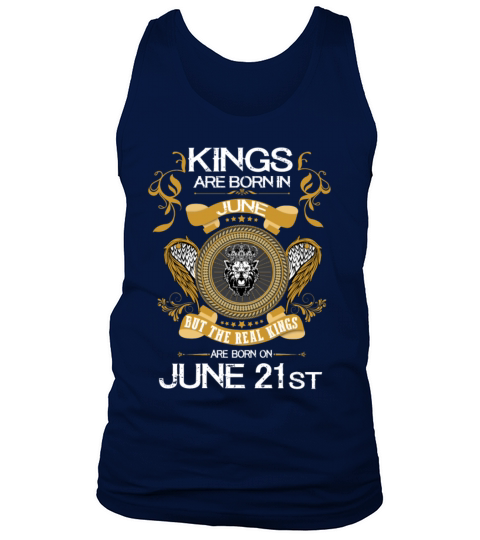 Kings Are Born In June 21st Men's Tank Top