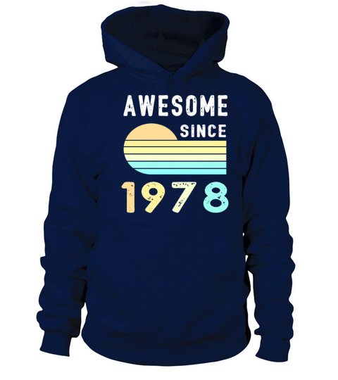 1978 Birthday Retro Vintage Gift Women's Hoodie