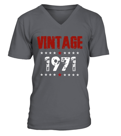 Vintage 1971 Men's V-Neck T-shirt