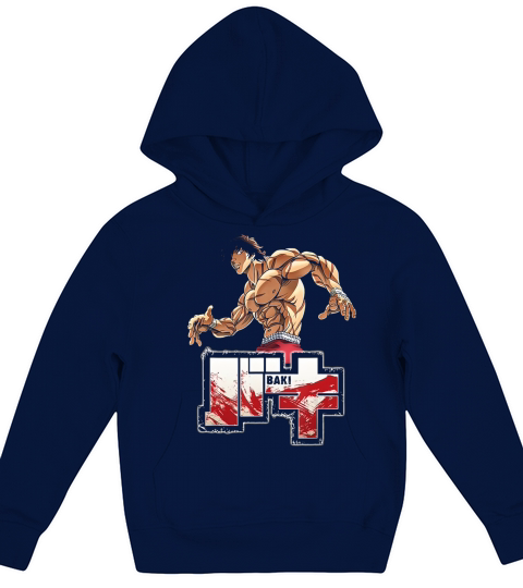 Grappler The Baki Art Kids Hoodie