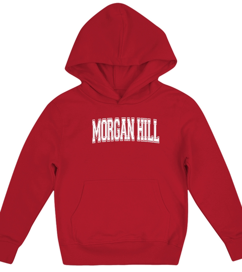 MORGAN HILL CA CALIFORNIA USA Vintage Sports Varsity Style Kids Hoodie