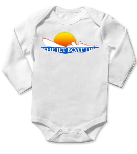 The Jet Boat Life Long Sleeve Baby One-Piece
