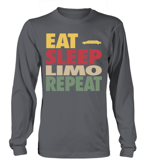 Eat Sleep Limo Repeat HIPSTER EDITION Women's Long Sleeve