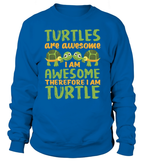 Turtles Are Awesome Cute Turtle Hawaii Zoo Women's Sweatshirt