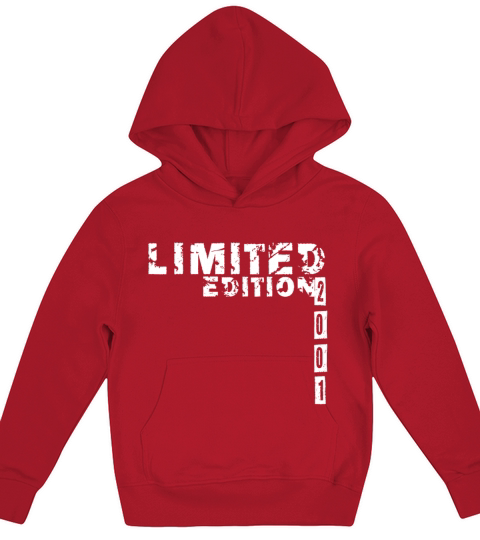 Limited Edition 2001 Birthday Boy Girl Kids Hoodie