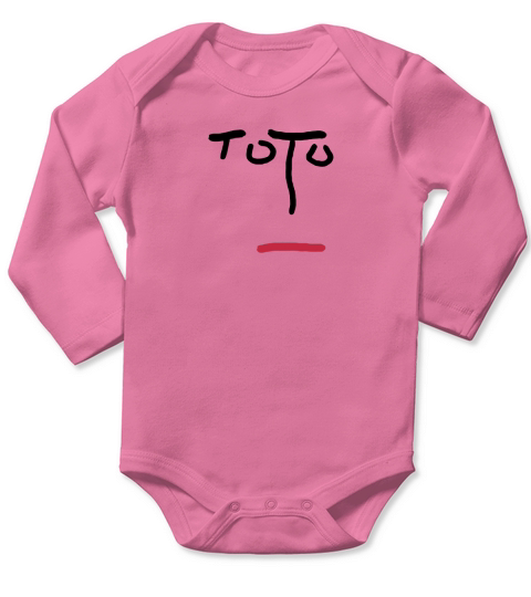 Toto Face Symbol Rock Band Legend Long Sleeve Baby One-Piece