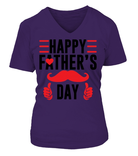HAPPY FATHER S DAY Women's V-Neck T-shirt