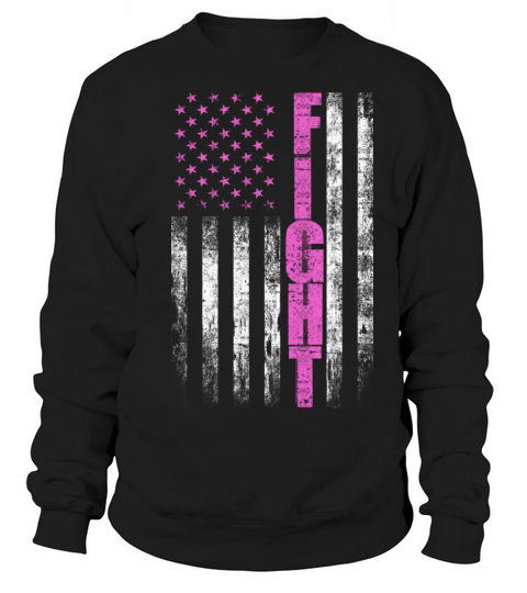 Cancer Fighting Flag - America shirt Women's Sweatshirt