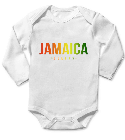 Jamaica Queens Long Sleeve Baby One-Piece