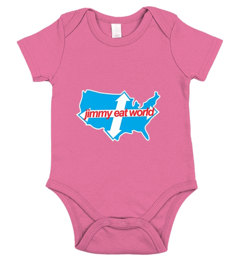 Jimmy Eat World Across America Short Sleeve Baby One-Piece