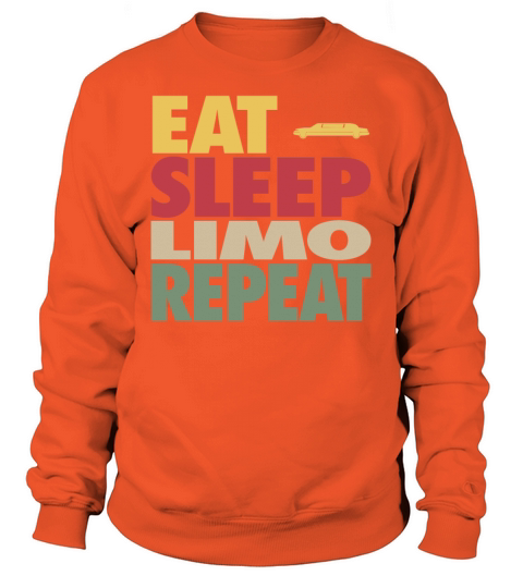 Eat Sleep Limo Repeat HIPSTER EDITION Women's Sweatshirt