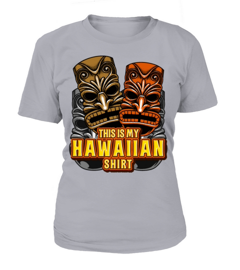 This Is My Hawaiian Shirt Tiki Torch Luau Summer Women's T-Shirt