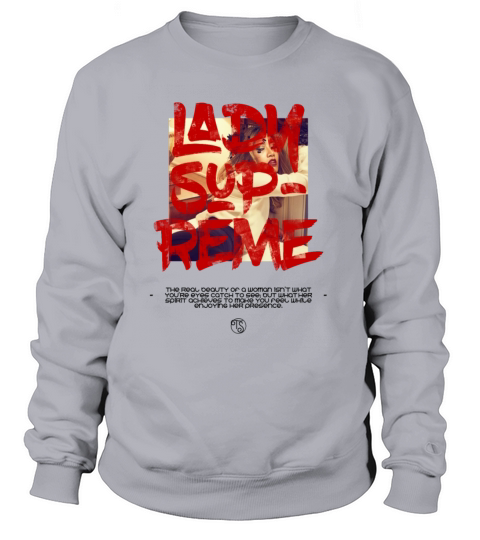 Lady Supreme cool shirt with beautiful girl Women's Sweatshirt