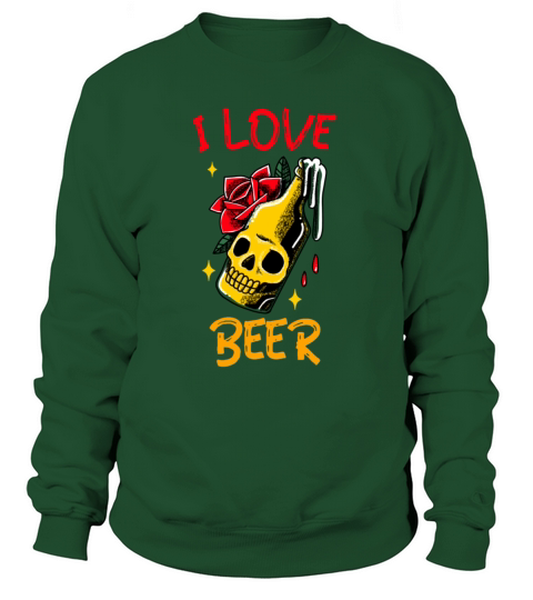I love beer beer bottle beer garden gift Women's Sweatshirt