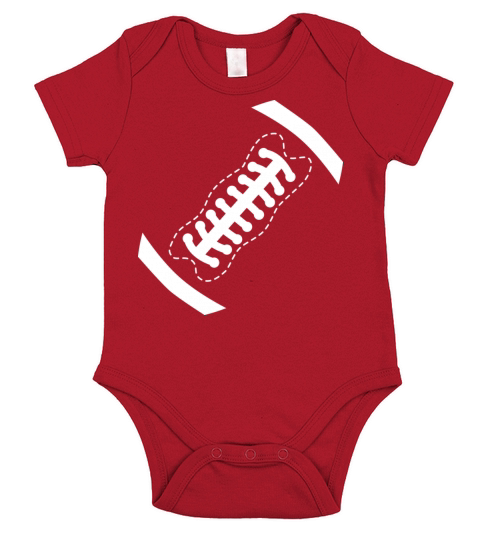 Football Short Sleeve Baby One-Piece