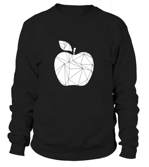 geometric apple Women's Sweatshirt