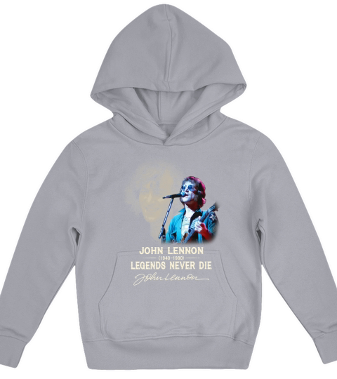 John Lennon 1940-1980 Legends Never Die Signature autographed shirt Kids Hoodie