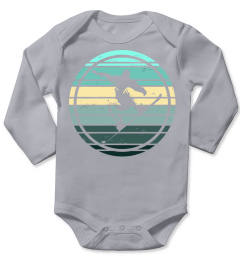 Snowboarding Snowboard Snowboarder Skiing Ski Wint Long Sleeve Baby One-Piece