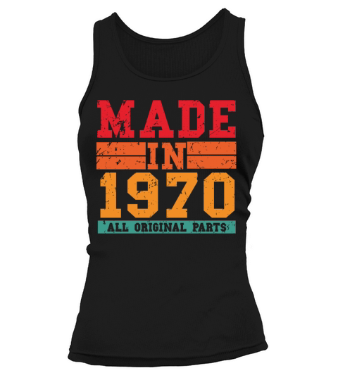 1970 Birthday Vintage Saying Women's Tank Top