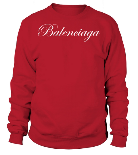 Balenciaga Red Tshirt Men's Sweatshirt