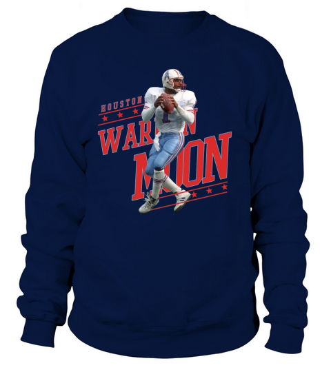 Warren No.1 Houston Football Moon Women's Sweatshirt