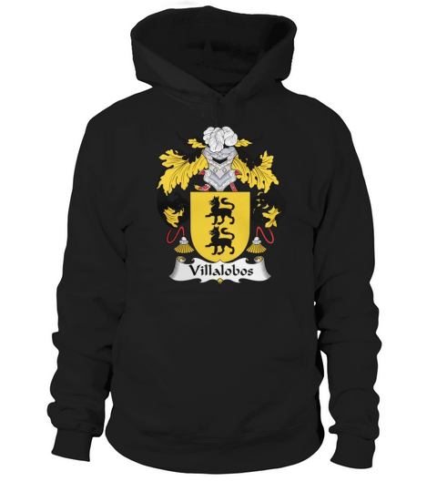 Villalobos Family Crest Spanish Family Crests Hoodie Unisex