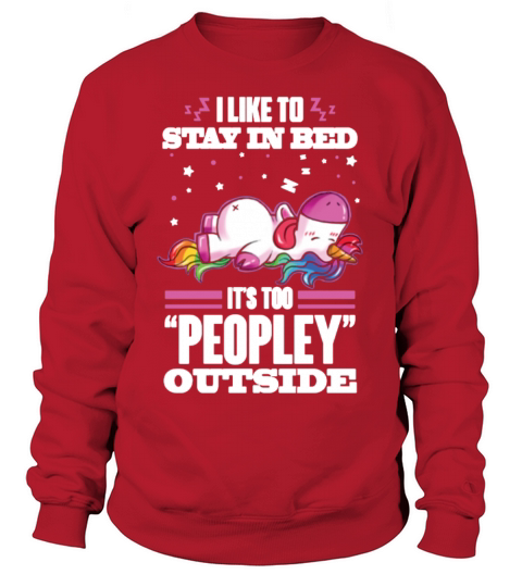 UNICORN STAY IN BED SHIRT Women's Sweatshirt
