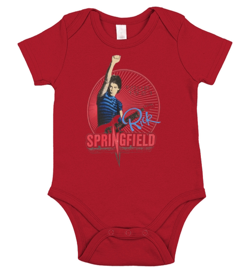 Rick Springfield Jr Tour 81 Short Sleeve Baby One-Piece