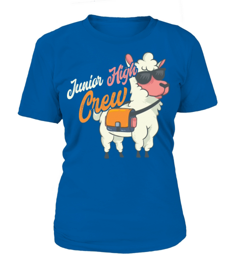 Junior High Crew Middle School Llama Gift Women's T-Shirt