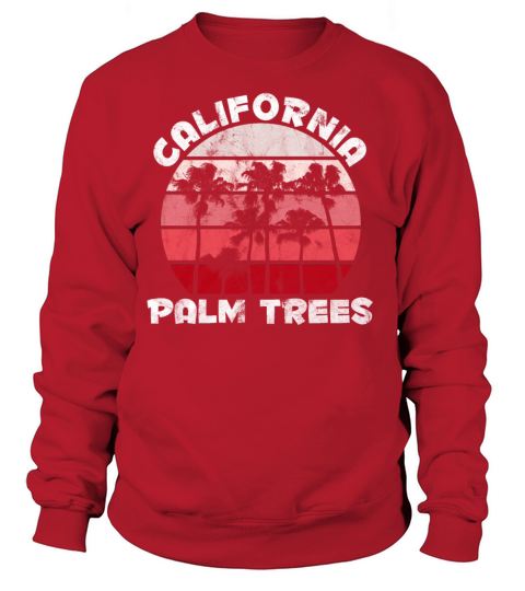 California Palm Trees Malibu Women's Sweatshirt