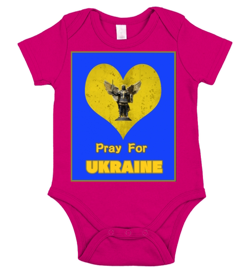 PRAY FOR UKRAINE 001 Short Sleeve Baby One-Piece